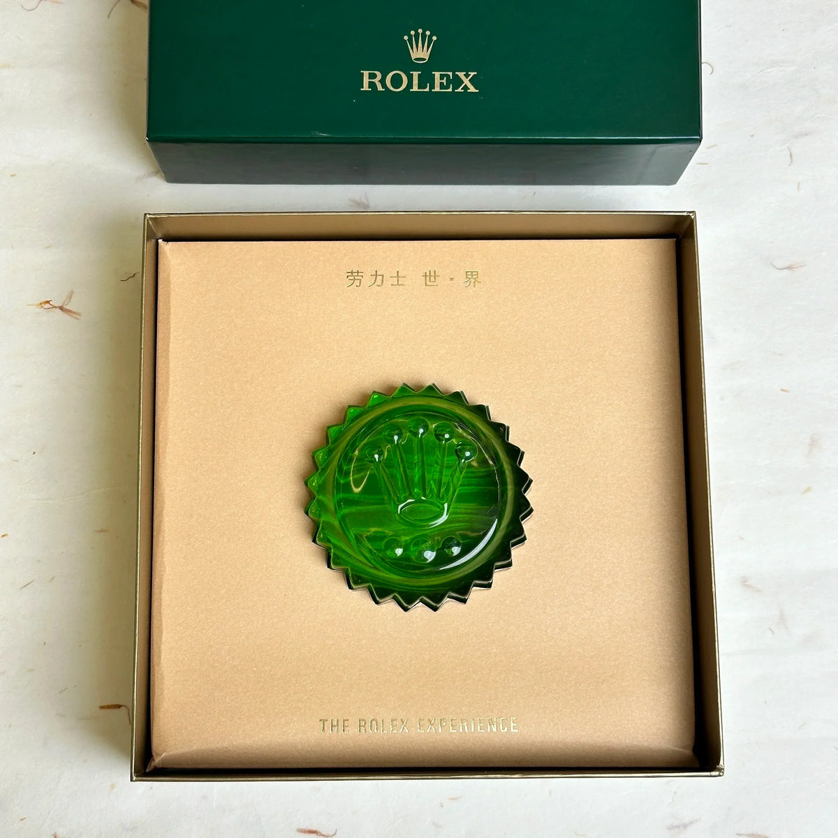 Rolex Crystal Triplock Paper Weight