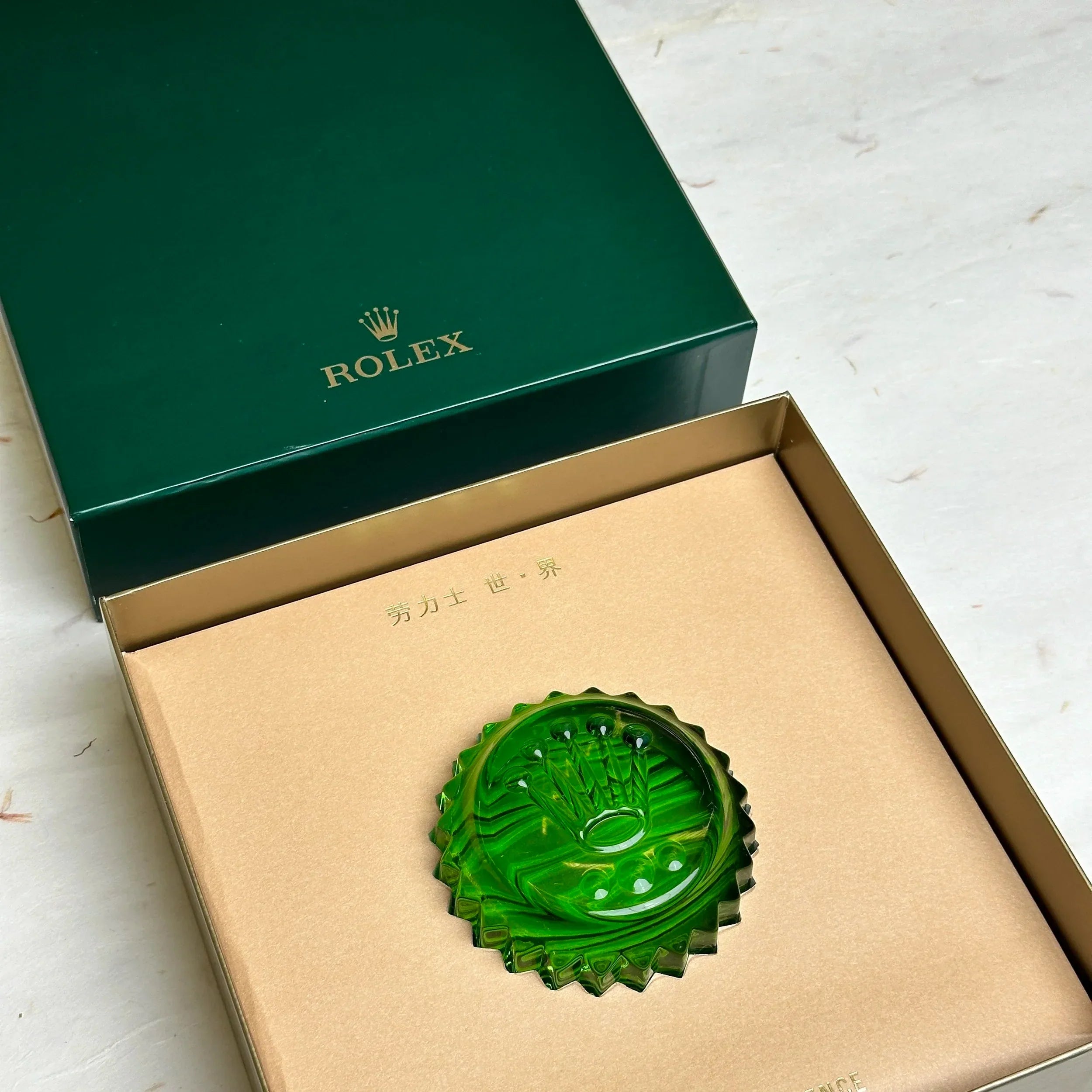 Rolex Crystal Triplock Paper Weight