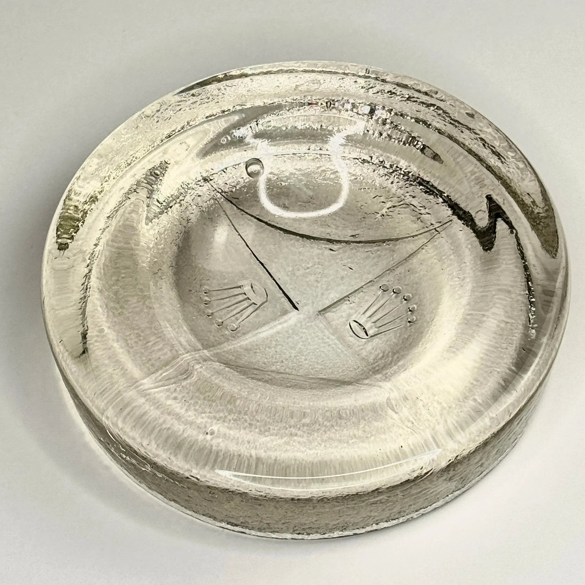 Rolex Prestige Crystal Ashtray 1970s