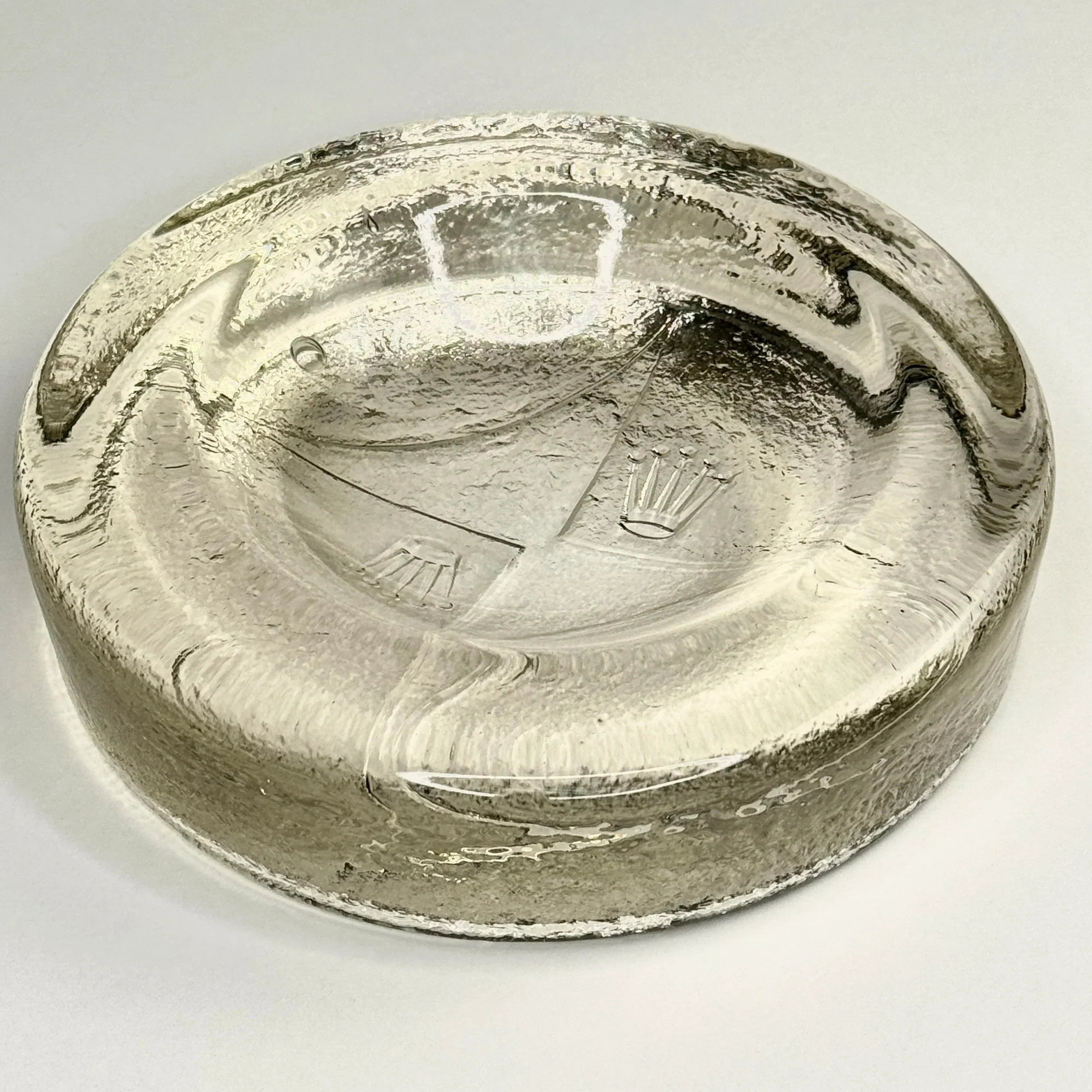 Rolex Prestige Crystal Ashtray 1970s