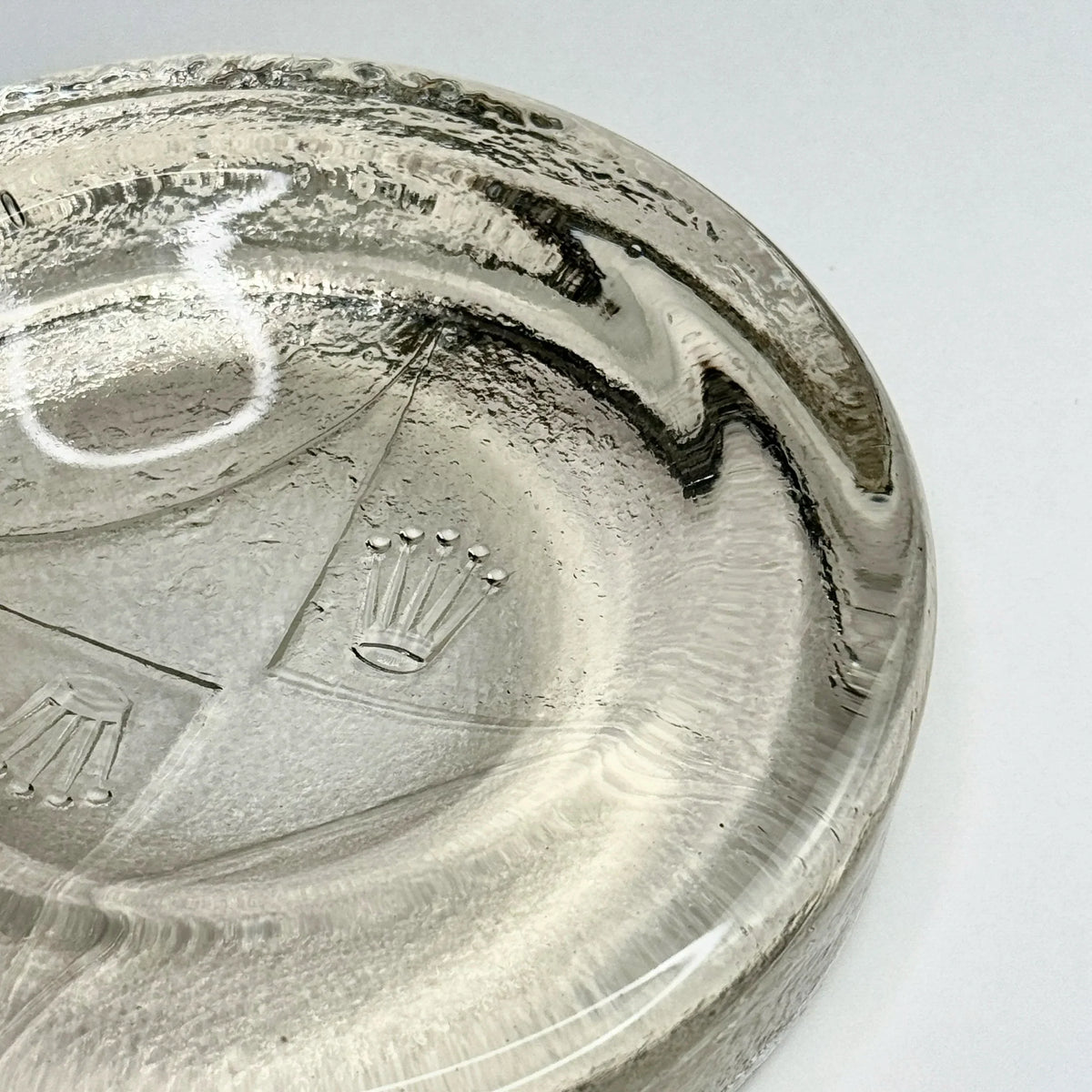 Rolex Prestige Crystal Ashtray 1970s