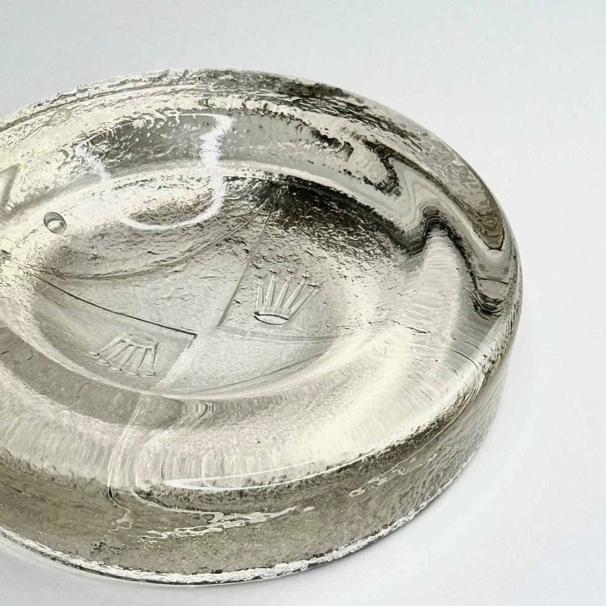 Rolex Prestige Crystal Ashtray 1970s