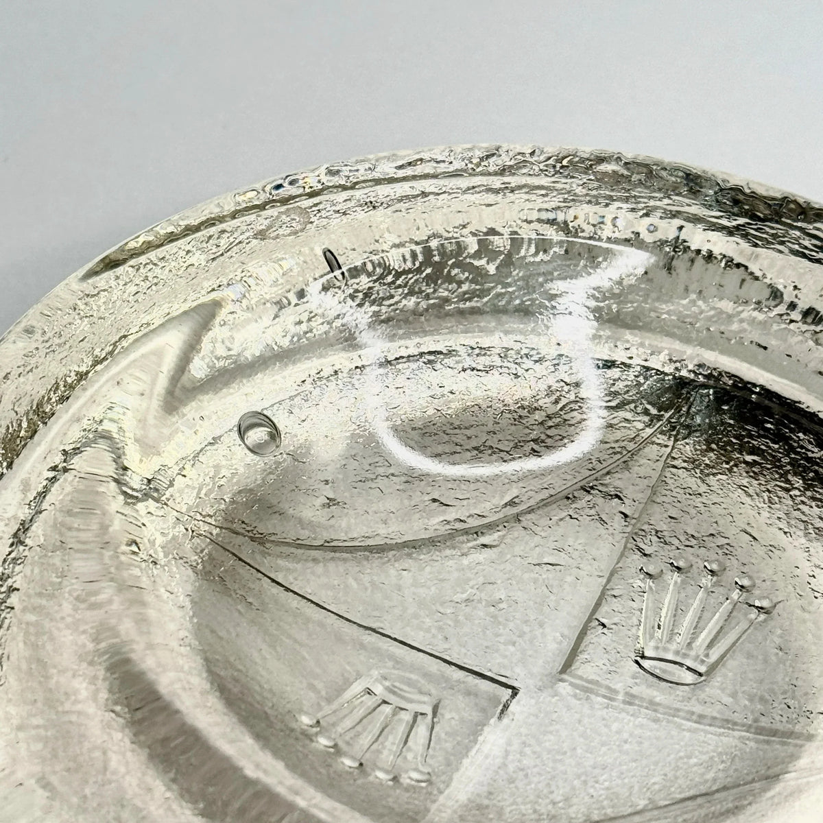 Rolex Prestige Crystal Ashtray 1970s