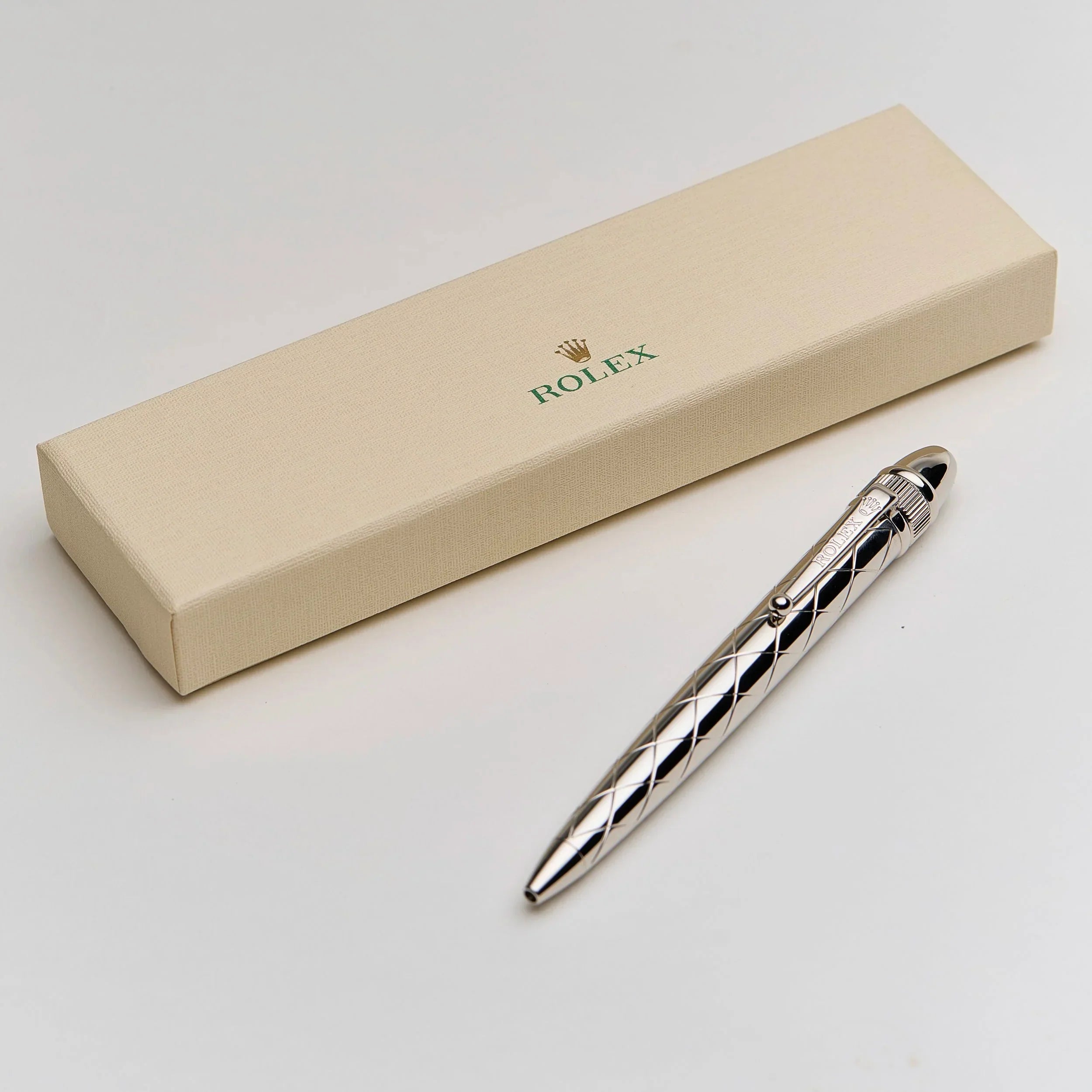 Rolex Silver Diamond Pen