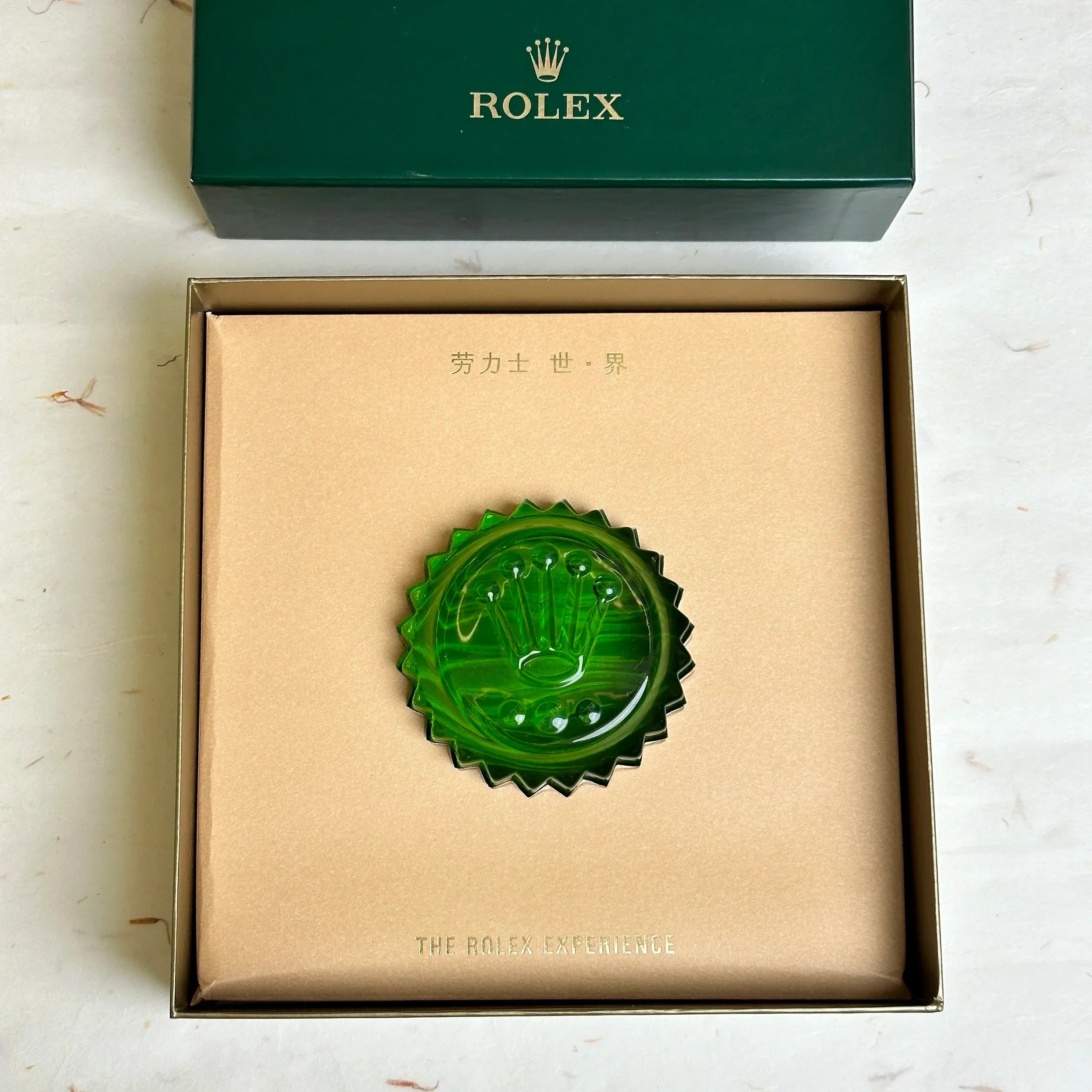 Rolex Crystal Triplock Paper Weight