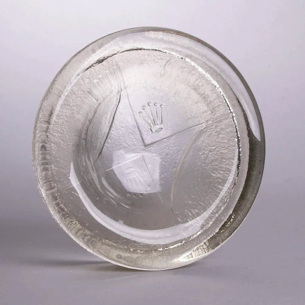 Rolex Prestige Crystal Ashtray 1970s