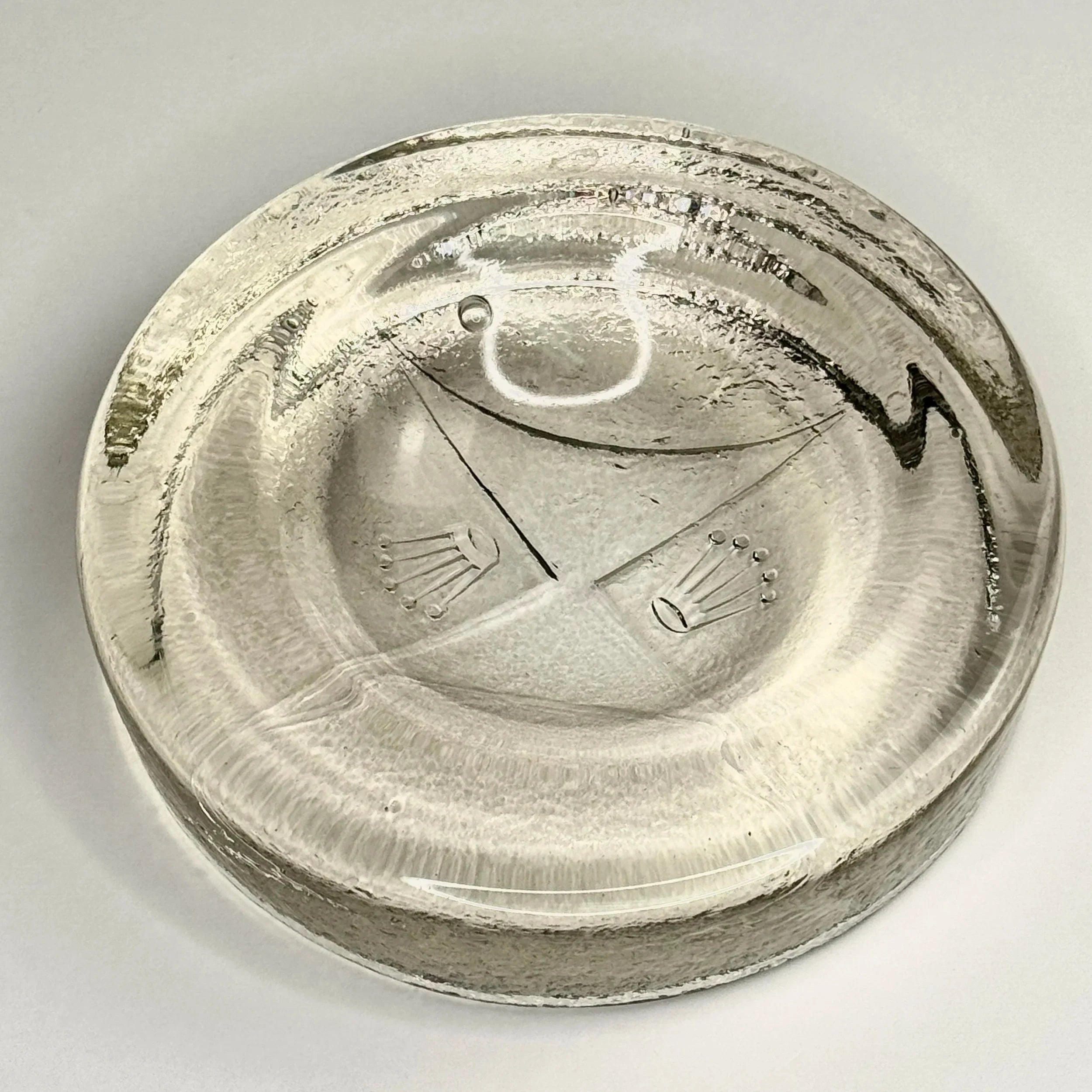 Rolex Prestige Crystal Ashtray 1970s