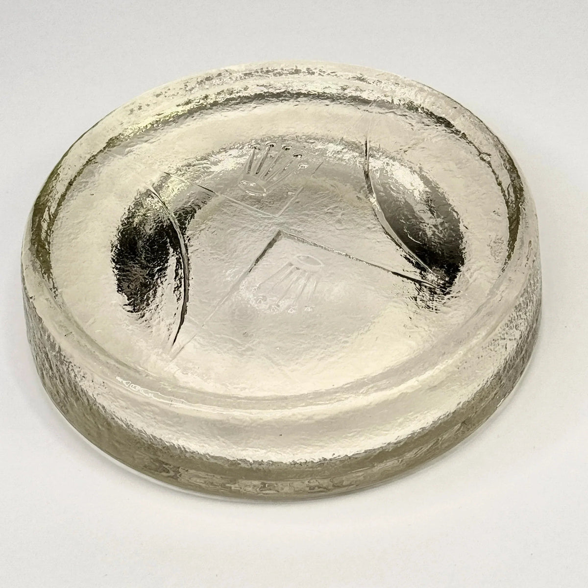 Rolex Prestige Crystal Ashtray 1970s