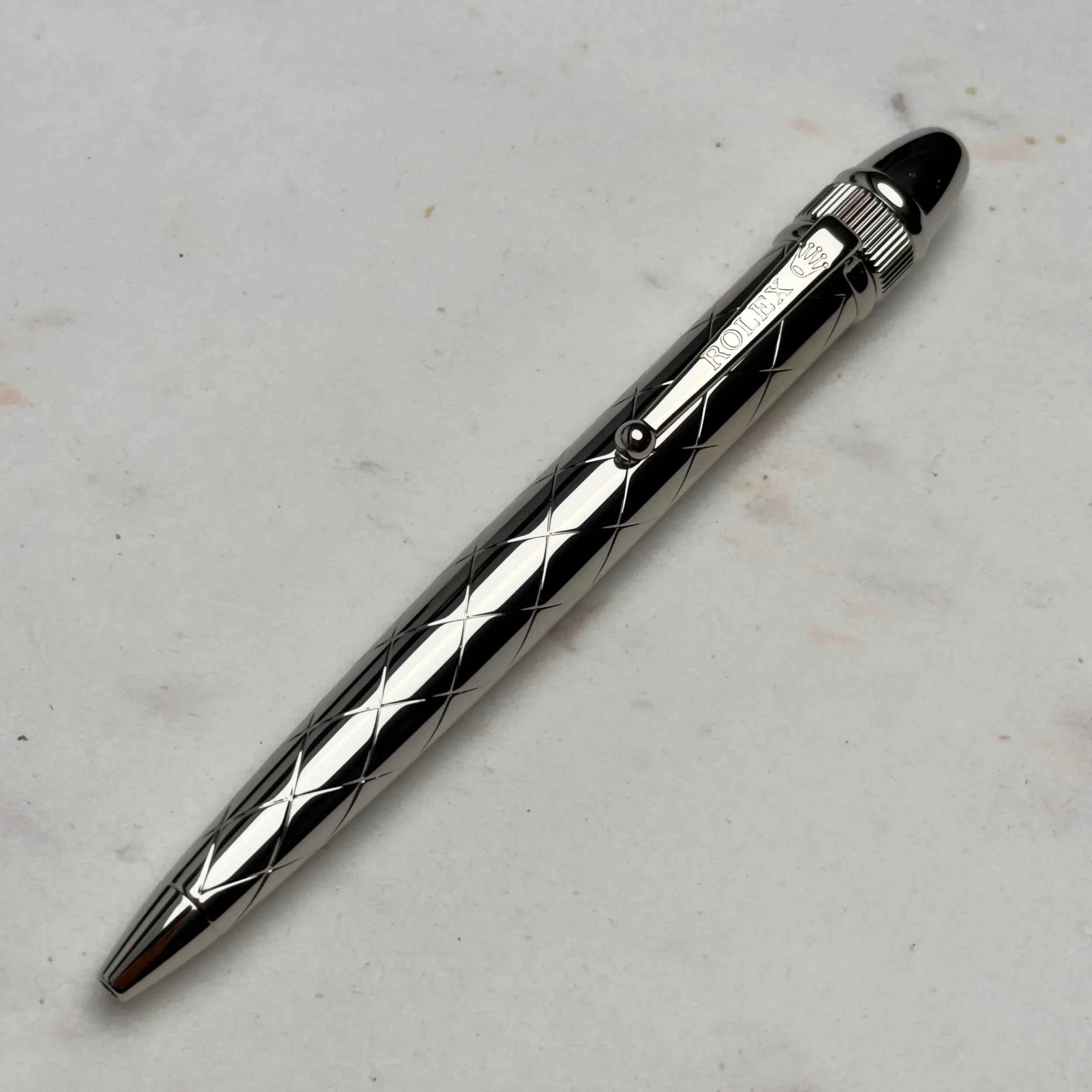 Rolex Silver Diamond Pen