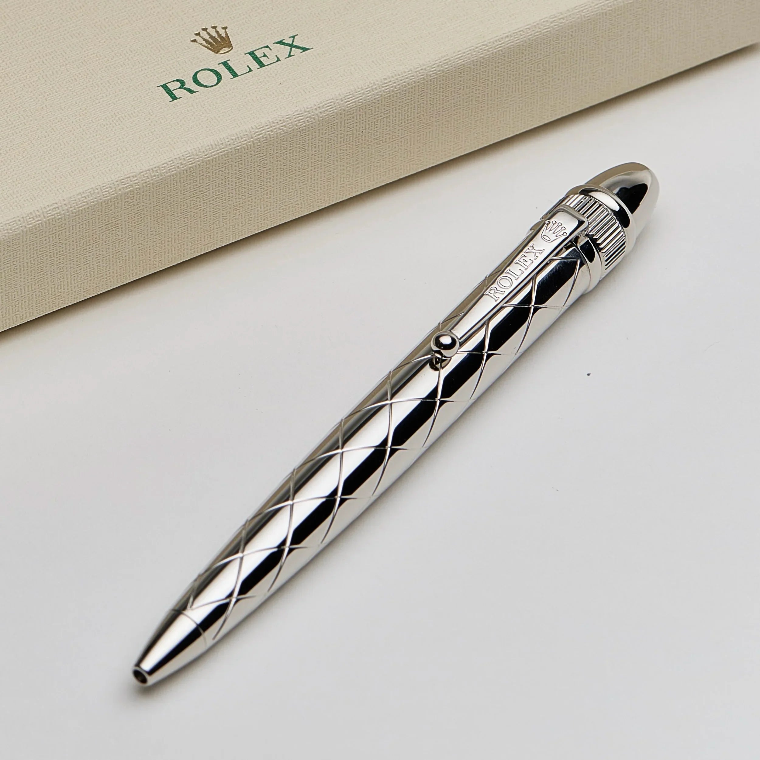 Rolex Silver Diamond Pen