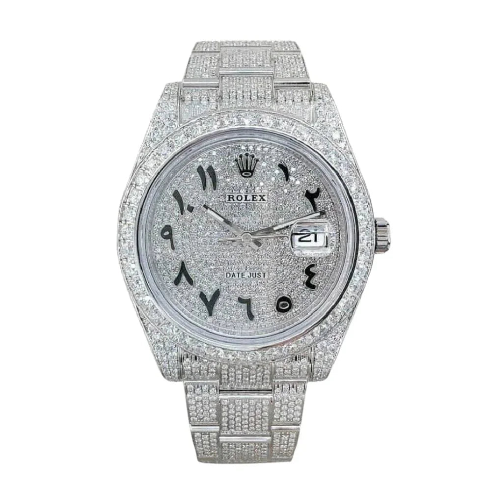 Rolex Diamond Iced Out Datejust 41