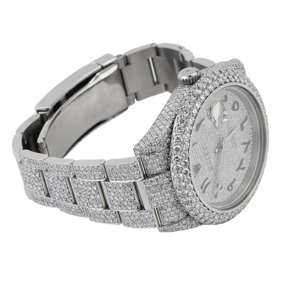 Rolex Diamond Iced Out Datejust 41