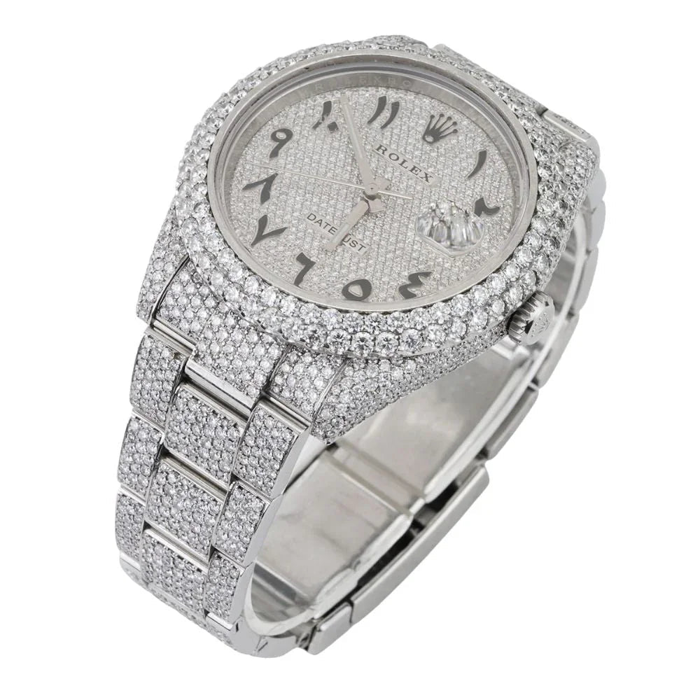 Rolex Diamond Iced Out Datejust 41